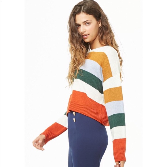 Boxy Colorblock Sweater - Picture 2 of 2